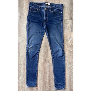 Marc Nelson‎ Jeans 29 x 31 Blue Medium Wash Skinny Leg Casual 5 Pockets 37917